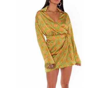 Show Me Your Mumu Clara Collared Mini Dress